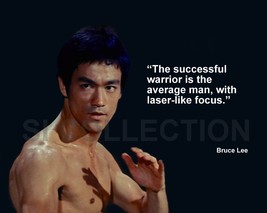 Bruce Lee &quot;The Successful Warrior Is The Average...&quot; Quote Photo Various Sizes - £3.87 GBP+