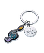 Troika Troika I Love Music Keyring (Silver) - £19.12 GBP