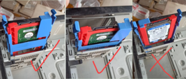 Dell Vostro 260 460 470 620 660 Metal SSD HDD Bracket 92C3F 2ND Hard Dri... - $4.95