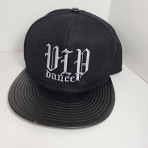 Otto VIP Dance Hat Black Baseball Cap Snapback Silver Embroidered Lettering - $10.99