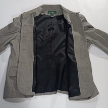 Ralph Lauren RN#54050 Men's Greenish Gray 100% Pure Wool Blazer Size 14 USA Made image 12