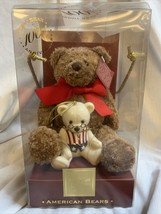 Lenox American Bears plush teddy and ornament, Teddy Bear 100th Anniversary - £11.17 GBP