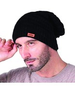 Women&#39;s Men Knit Slouchy Baggy Beanie Oversize Winter Hat Ski Fleece Slo... - £22.59 GBP