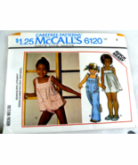Vintage McCalls 6120  Girls Size 6 Dress Romper Jumpsuit 1978 - $13.56 CAD