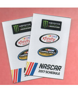 (2) 2017 Nascar Monster Energy Event Pocket Schedules - £2.35 GBP