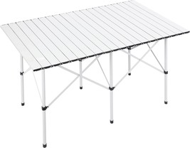 Ever Advanced Camping Table, Fold Up Lightweight, 4-6 Person Portable, W... - £70.50 GBP