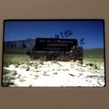 Guadalupe Mountains National Park Entrance Sign 1984 Kodachrome VTG 35mm Slide - £9.39 GBP