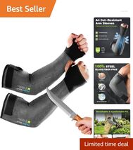 Cut Resistant &amp; Breathable Arm Sleeves - Perfect for Mechanics, Gardener... - $24.70