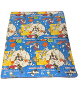 Vintage 90s Looney Tunes Space Jam Michael Jordan All Over Print Blanket... - £71.40 GBP