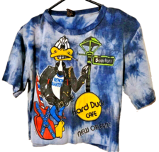 Vintage Hard Rock Cafe Duck New Orleans French Bourbon Single Stitch Tie Dye Tee - £17.48 GBP