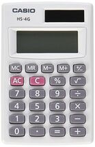 Casio HS-4G, Elementary/Secondary Standard Function Calculator - $12.74