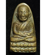 THAI AMULET LP. THUAD BE.2505  GREAT BUDDHA  LUCKY, RICH, SAFE AND SECURE. - $198.00