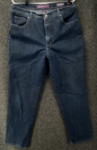 Gloria Vanderbilt Jeans Womens size 16 Blue Amanda  Embordered Flap Pock... - $11.87