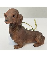 Christmas Vintage Dachshund Weiner Dog Tree Ornaments Brown 2.75 x 2.75 in - $17.28 CAD