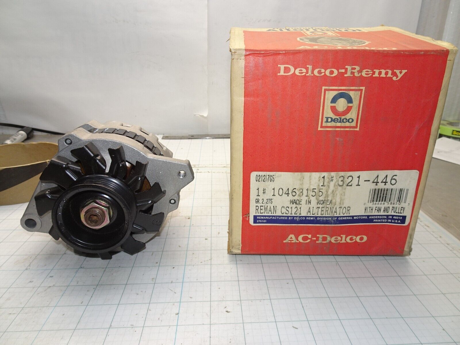 GM 10463155 Alternator ACDelco 321-446 94 Amp OEM General Motors NO Core... - $97.73
