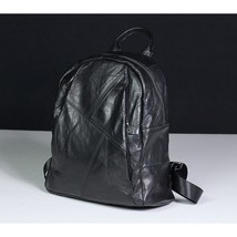 Large Capacity Women&#39;s Genuine Leather Backpacks Female School Bag Laptop Backpa - £76.99 GBP