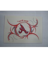 2008 Topps Opening Day Atlanta Braves Logo Tattoo Baseball Card - £2.26 GBP