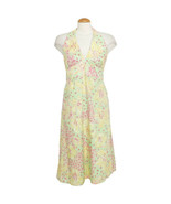 LILLY PULITZER Green Cotton Voile Halter Fillies For Lillies Horses Carm... - $108.92 CAD
