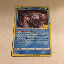 2021 Pokemon Palkia 25th Anniversary Holo Trading Card 4/25 - $65.47 MXN