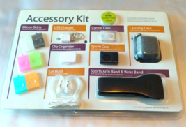 Apple IPod Shuffle MP3 Player Accessory Kit Charger Skins Cases Ear Buds - £19.83 GBP
