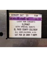 SLIPKNOT -  FEBRUARY 28, 2009 EL PASO COUNTY CONCERT TICKET STUB - $187.91 MXN