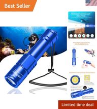 D520 Scuba Dive Light 1000 Lumens Compact Diving Flashlight IP68 Waterpr... - $130.60