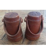 Antique Bucket With Handle Salt And Pepper Shakers-VERY RARE VINTAGE-SHI... - €189,62 EUR