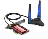2023 New AX5400 WiFi 6E PCIe Network Card, Wavlink Tri-Band AX210 Wirele... - £69.46 GBP