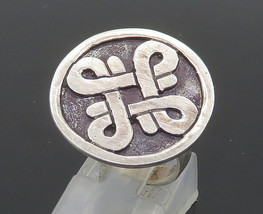 925 Sterling Silver - Vintage Oxidized Celtic Knot Band Ring Sz 7 - RG21186 - £27.53 GBP