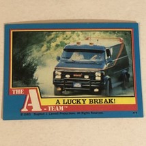 The A-Team Trading Card 1983 #29 A Lucky Break - £1.54 GBP