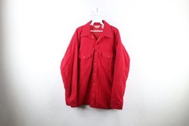 Vintage 70s Mens XL Distressed Quilted Chamois Cloth Shirt Jacket Jac Sh... - £63.26 GBP
