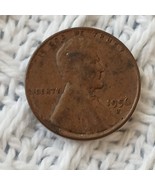 US 1956 D Lincoln Wheat Cent - Denver Issue - Old Authentic Dark Circula... - $4.10 CAD