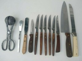 Vintage Knives Utensils Assorted Lot Made in Japan England St. Regis Barclay Frg - £32.92 GBP
