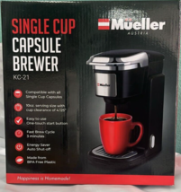 Mueller Single Serve Capsule Brewer , KC-21, Compatible with all Single ... - £31.80 GBP