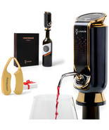 Luxurious 3-in-1 Electric Wine Aerator, Dispenser, and Vacuum Saver - Fo... - £256.86 GBP