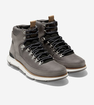 Cole Haan Men&#39;s Zerogrand Explore Boot Waterproof C35574 Gray/Black - £119.63 GBP+