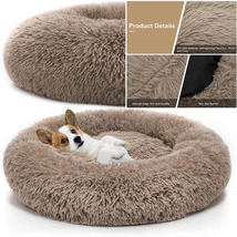 Pet Dog Bed Comfortable Donut Cuddler Round Dog Kennel Ultra Soft Washab... - £28.43 GBP+