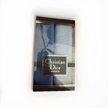 CHRISTIAN DIOR MONSIEUR HANDKERCHIEF SET OF 2 In Box - £8.94 GBP