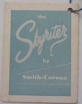 Vintage The Skyriter By Smith - Corona Information/Price/ Warranty Card - $3.99