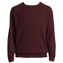 Claiborne Mens Pullover Sweater Port Wine Burgundy Crew Neck Tight Knit XL New - £10.65 GBP