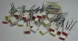 Assorted Rectangular LED 6mm x 4mm Colors Grab Bag Lot - NOS Qty 25 - £4.53 GBP