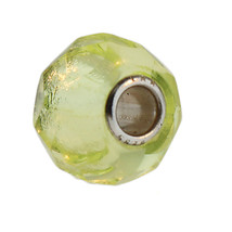 Authentic Trollbeads Glass 60191 Lime Prism - £14.37 GBP