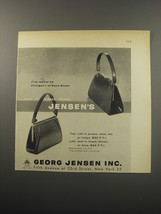 1955 Georg Jensen Handbags Ad - and it came from Jensen's - $18.49