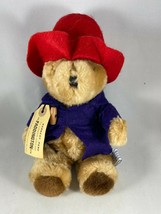Vintage Paddington Bear Plush Toy Teddy Bear with Tag 8.5&quot; Tall Eden Toys 1981 - £11.16 GBP