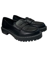 Torrid Shoes Womens 9WW Black Lug Loafer Chunky Platform Slip On Comfort... - $43.31 CAD