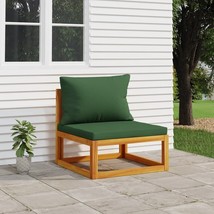  Middle Sofa Green Solid Acacia wood Standard Modular - $3,081.35 MXN