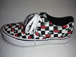 Vans Off The Wall Shoes 721356 Cherries Checker Size 6 - £25.39 GBP