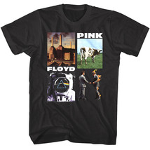 Pink Floyd Discography Men&#39;s T Shirt Rock Band Album Covers Concert Tour - $29.50+