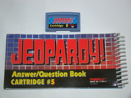 TIGER Electronics - JEOPARDY! - Answer Book &amp; Game Cartridge - £11.73 GBP