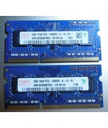 4GB (2x2GB) PC3-10600s DDR3-1333MHz Non-ECC 1Rx8 Hynix HMT325S6BFR8C-H9 ... - $4.95